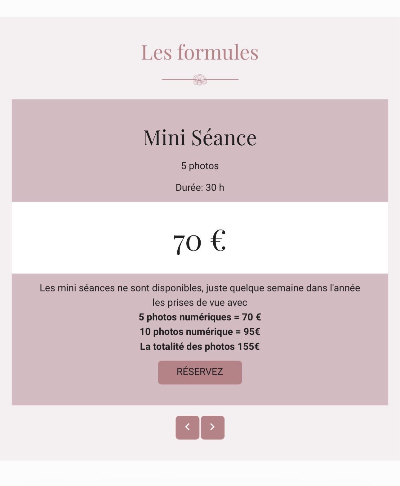 Mini S&eacute;ance de Noel